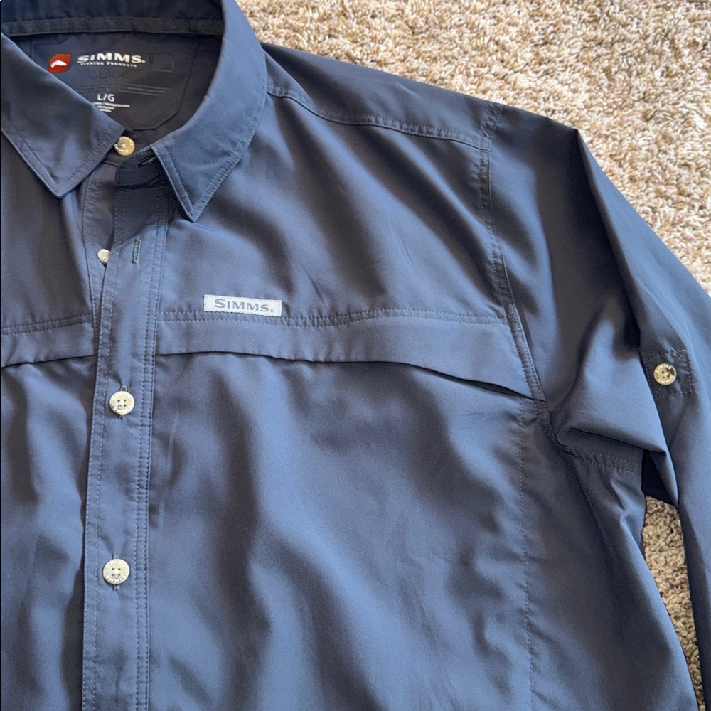 Simms Fishing Products Button Down Guide Shirt Si… - image 3